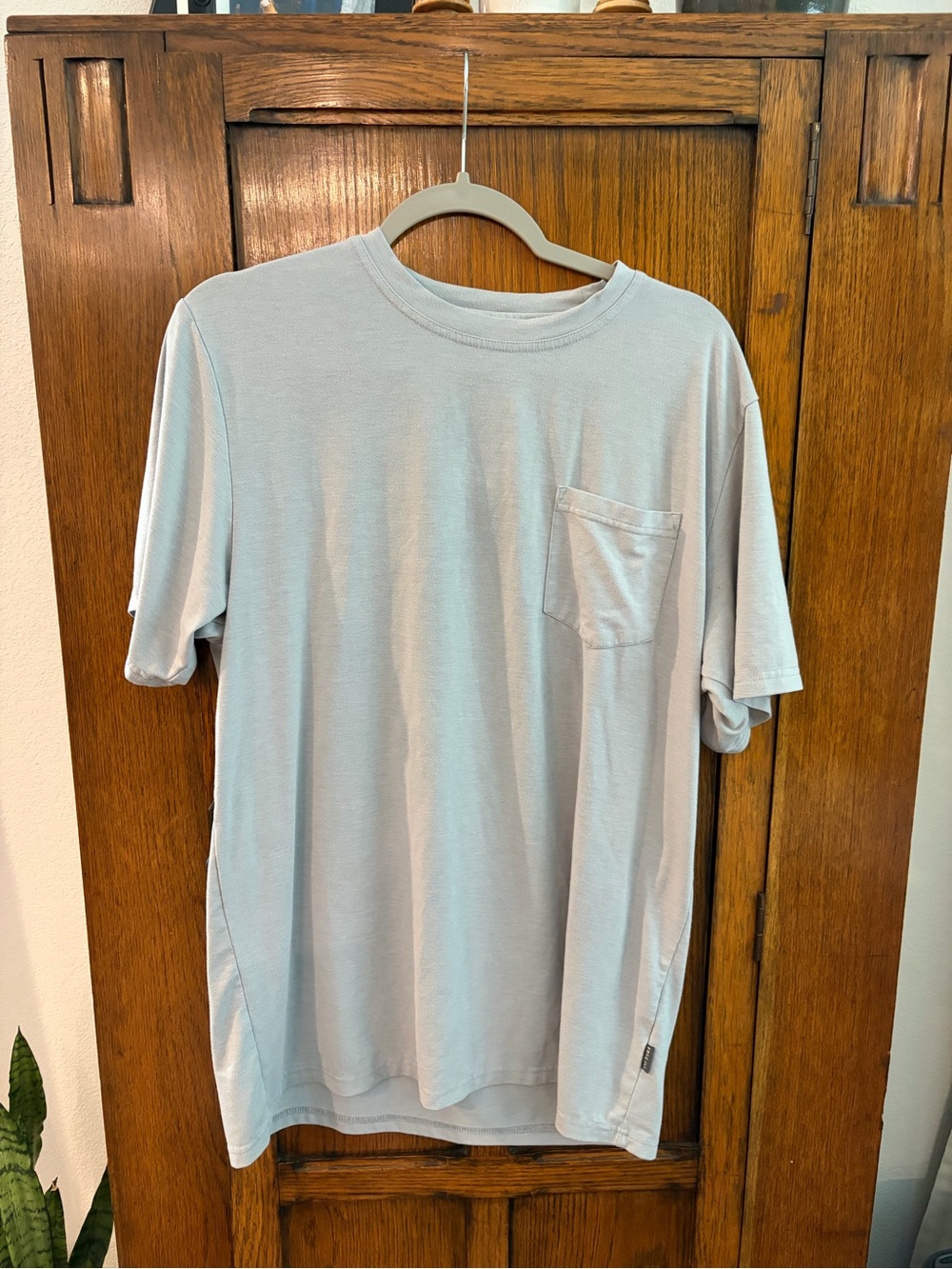 Free Fly Light Blue Pocket T-Shirt - Men
